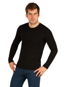 LITEX Herren T-Shirt mit langen Ärmeln. 5B296, schwarz
