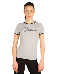 LITEX Damen T-Shirt, kurzarm. J1277, grau