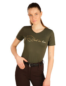 LITEX Damen T-Shirt, kurzarm. J1278, khaki
