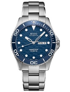 Mido Herren Automatik-Taucheruhr Ocean Star 200C Blau M042.430.11.041.00