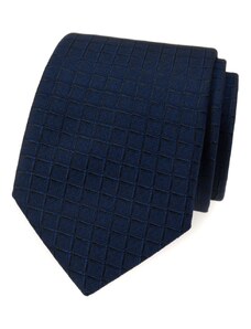 Avantgard Blaue Krawatte mit quadratischer Struktur