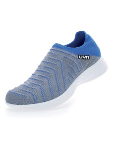 UYN Herren 3D Ribs Sneaker, Grey/Blue, 44 EU