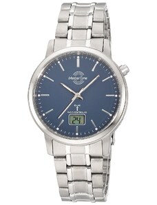 Master Time Funk Herren-Armbanduhr Titan Blau MTGT-10755-31M