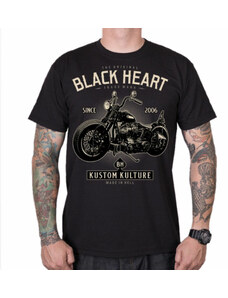 T-Shirt Männer - MOTORCYCLE - BLACK HEART - 8294