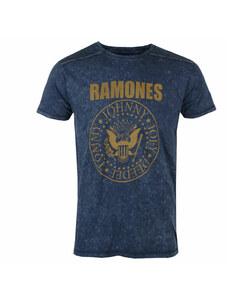 Metal T-Shirt Männer Ramones - Presidential Seal Snow Wash - ROCK OFF - RASWASH02MN