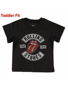 Metal T-Shirt Kinder Rolling Stones - US Tour 1978 - ROCK OFF - RSTS133TB