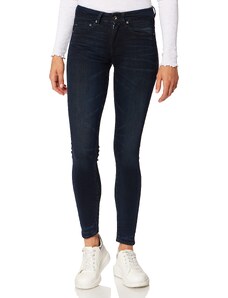 G-STAR RAW Damen Midge Zip Mid-Waist Skinny Jeans, Blau (dk aged D05281-6553-89), 27W / 34L