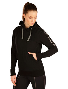 LITEX Damen Sweatshirt mit Kapuzen. J1262, schwarz