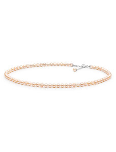 Eppi Halskette aus pfirsichfarbenen Perlen Casimiro