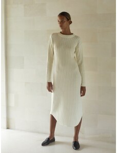 Luciee Gael Knit Dress In Ivory