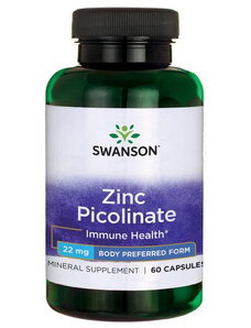 Swanson Zinc Picolinate Body Pref. Form 60 St., Kapsel, 22 mg