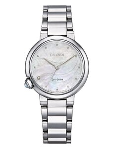 Citizen Eco-Drive Damen-Armbanduhr Perlmutt EM0910-80D