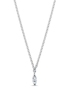 Diamant-Halskette aus 14k Weißgold KLENOTA K0861012