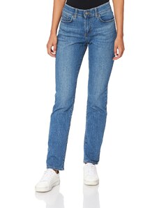Lee Damen Comfort Denim Straight Jeans, Modern Blue, 28W / 31L EU