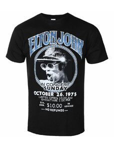 Metal T-Shirt Männer Elton John - Live in Concert BL ECO - ROCK OFF - EJECOTS01MB
