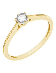 Eppi Perfekter Ring mit einem Diamanten Helena