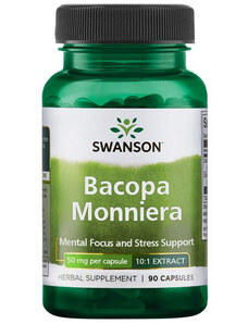 Swanson Bacopa Monnieri Extract BaCognize 90 St., Kapsel, 50 mg 10:1 extract