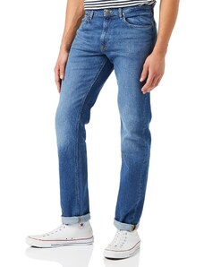 Lee Herren Daren Zip Fly Jeans, Dark Freeport, 34W / 34L