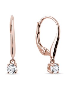 Anhänger-Ohrringe mit Diamant aus Roségold KLENOTA K0719044