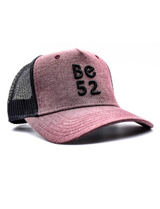 Be52 TRUCKER burgundy cap