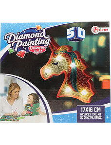 Toi-Toys Kreativset "Diamond painting: Einhorn-Lampe" - ab 5 Jahren | onesize