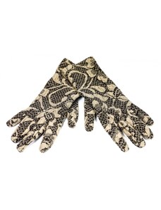 Damenhandschuhe Jacquard GJG01 braun Made in Italy