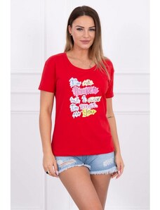 Mondo Italia, s.r.o. Frauen-T-Shirt PERFECT MI5406 rot