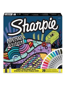 Sharpie Permanent Marker, fine + ultra fine, 20er Set, Schildkröte
