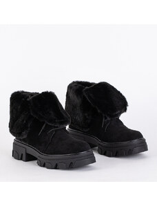MARQUIIZ Schwarze Itsumi-Schuhe aus Öko-Wildleder für Damen - schwarz