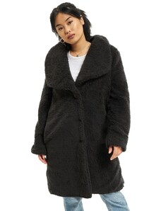 Urban Classics Damen Ladies Soft Sherpa Coat Parka, Schwarz (Black 00007), X-Large