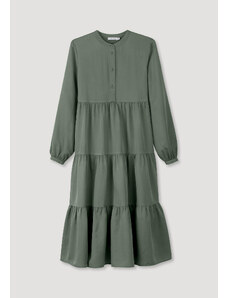hessnatur & Co. KG Midi-Kleid aus Bio-Baumwolle mit Seide