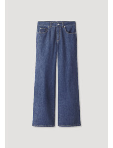 hessnatur & Co. KG Jeans Wide Leg aus Bio-Baumwolle mit Kapok
