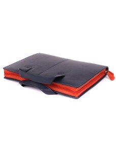 Suitable Leder Laptoptasche 13 Inch Dunkelblau -