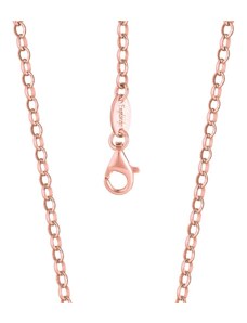 Damen Halskette Engelsrufer aus rosévergoldetem 925er Silber ERN-AR
