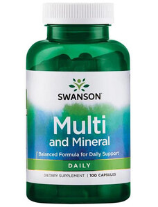 Swanson Multi and Mineral 100 St., Kapsel