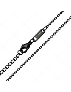BALCANO - Flat Cable / Edelstahl Flache Ankerkette mit schwarzer PVD-Beschichtung - 1,5 mm
