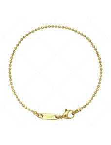 BALCANO - Ball Chain / Edelstahl Kugelketten-Armband mit 18K Gold Beschichtung - 1,5 mm