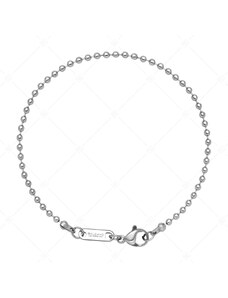 BALCANO - Ball Chain / Edelstahl Kugelkette-Armband mit Hochglanzpolierung - 2 mm