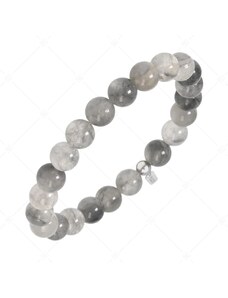 BALCANO - Wolken Quarz / Mineral Perlen Armband