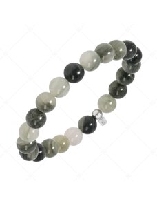 BALCANO - Grüner Rutil Quarz / Mineral Perlen Armband