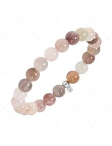 BALCANO - Violette Jade / Mineral Perlen Armband