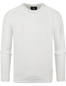 Suitable Pullover O-Ausschnitt Weiß