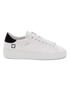 Sneaker D.A.T.E. LEVANTE CALF WHITE-BLACK aus Leder Weiß