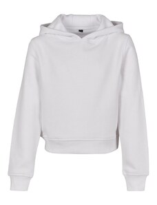 Build Your Brand Mädchen Crop Top Sweatshirt mit Kapuze