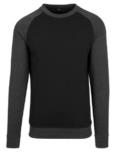 Build Your Brand Herren Zweifarben-Sweatshirt