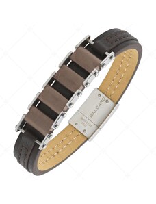 BALCANO - Ikon / Armband aus echtem Rindsleder mit Edelstahlverzierungen