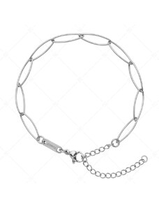 BALCANO - Marquise / Edelstahl Marquise Gliederkette-Armband mit Hochglanzpolierung - 5 mm