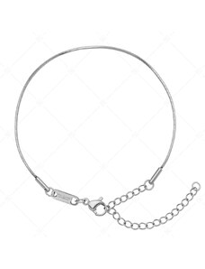 BALCANO - Square Snake / Edelstahl Quadrat Schlangenkette-Armband mit Hochglanzpolierung - 1 mm