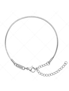 BALCANO - Square Snake / Edelstahl Quadrat Schlangenkette-Armband mit Hochglanzpolierung - 1,2 mm