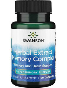 Swanson Herbal Extract Memory Complex 60 St., Kapsel